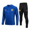 Sudadera De Entrenamiento Inter Milan Cremallera De Cuarto 23-24 Azul - Hombre